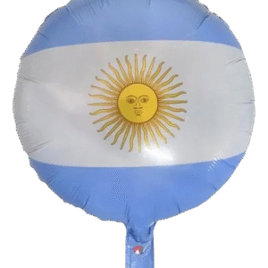 Globo Metalizado Redondo Argentina 18pulg (45cm)