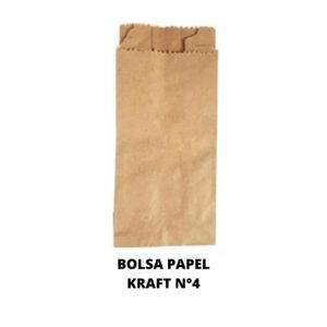 BOLSA PAPEL KRAF 4
