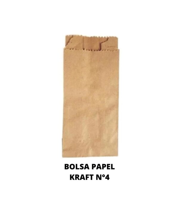 BOLSA PAPEL KRAF 4