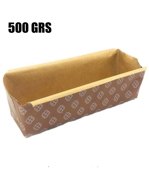 MOLDE BUDIN PAPEL 500G 180X80X60X UNID