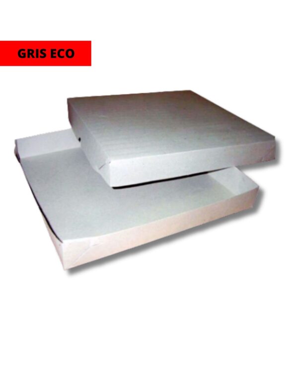 CAJAS PIZZA GRIS X 10