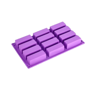 Molde Silicona 12 Rectagulos