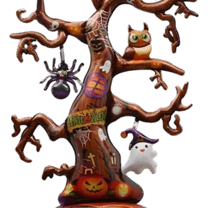 Globo Metalizado Halloween Silueta Arbol 1mts