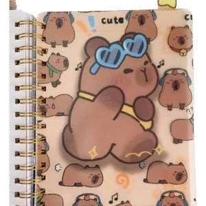 Cuaderno Con Espiral Capibara 20x14
