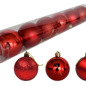 Esfera Navidad Tubo X6unid