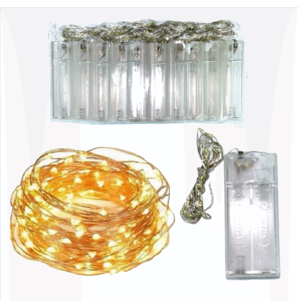 Led Micro Navidad Alambre De 30 Luces