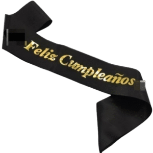Banda De Raso Feliz Cumpleaños