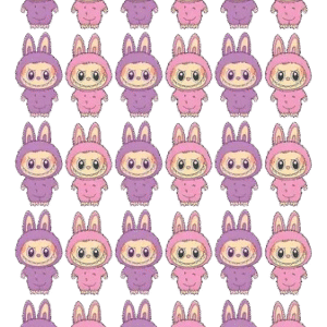 Sticker Maletin Labubu-melody