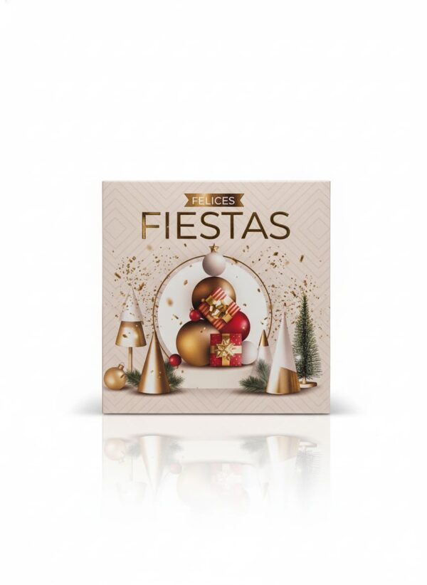 Caja Cb Navidad Felices Fiesta 15x15x5