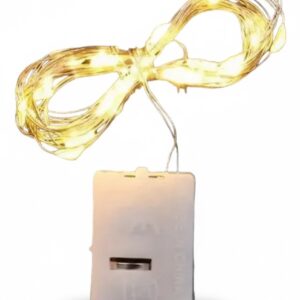 Microled Navidad Alambre 30 Luces  Pila Aa Multicolor