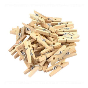 Broche Mini Madera Con Aplique