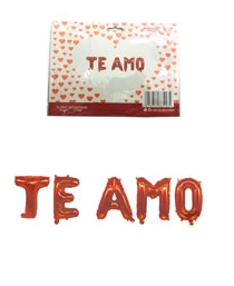 Globo Metalizado Enamorado [te Amo]