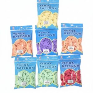 Globo Latex Yehua Pastel X 100unid