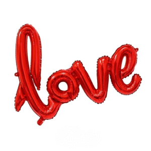 Globo Metalizado Love