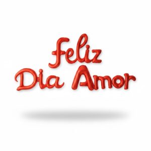 Globo Metalizado Feliz Dia Amor