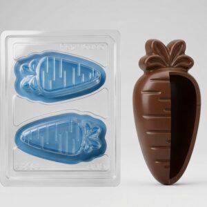 Molde Acetato Con Silicona Zanahoria 24x18.5