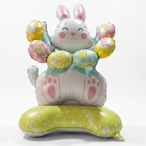 Globo Metalizado Silueta Gigante Conejo Pascuas