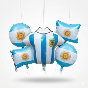 Globo Metalizado Set 5 Argentina