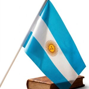 Bandera Argentina 14x21