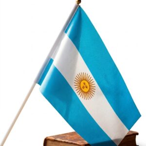 Bandera Argentina 14x21