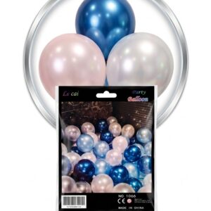 Globo Latex Perlado Tricolor X25unid