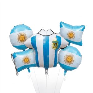 Globo Metalizado Set 5 Argentina