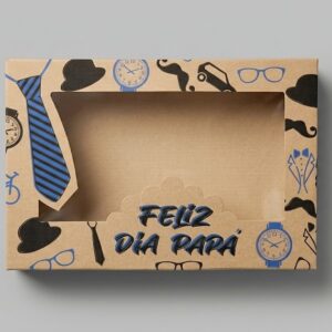 CAJA DIV CON VISOR DIA DEL PADRE 20X30X7