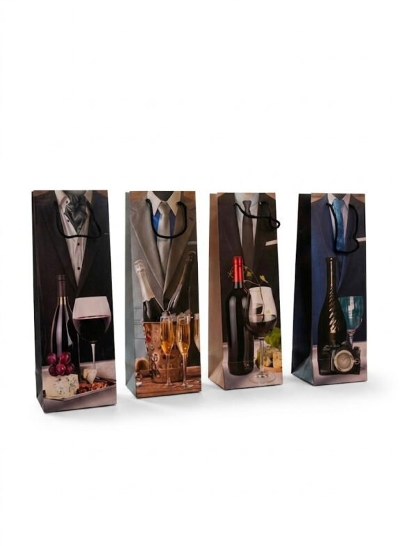 BOLSA DE VINO IMPORTADA TRAJE 11X9X35