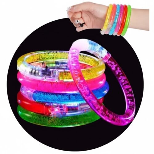 PULSERA ACRILICA CON LUZ