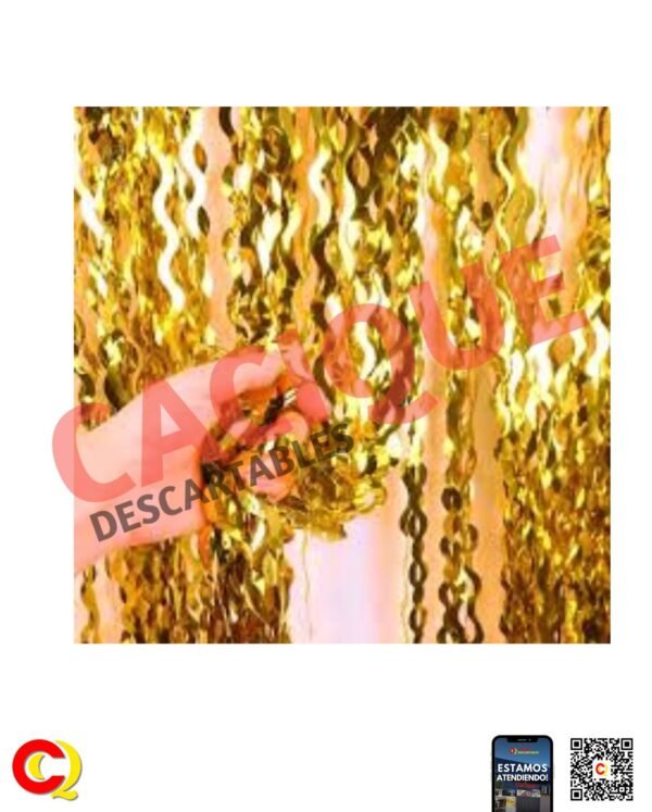 CORTINA HOLOGRAFICA CON ONDAS