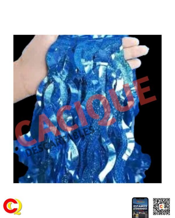 CORTINA HOLOGRAFICA CON ONDAS
