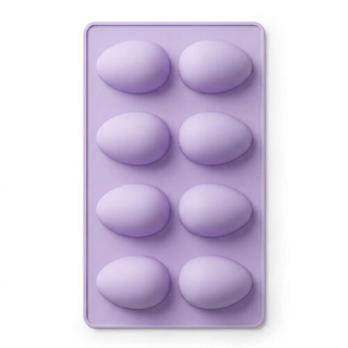MOLDE SILICONA 8 HUEVO PASCUAS 15X25