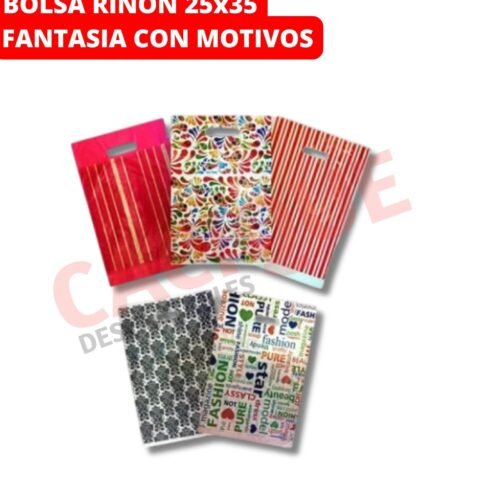 BOLSA RIñON FANTASIA 25X35X 50UNID