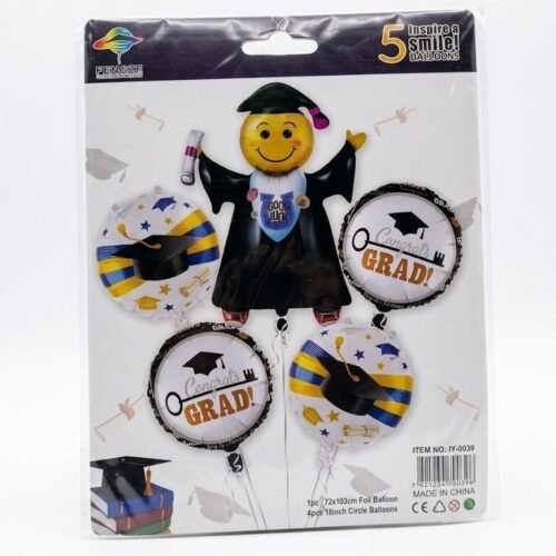 SET 5 GLOBOS EGRESADO COPA