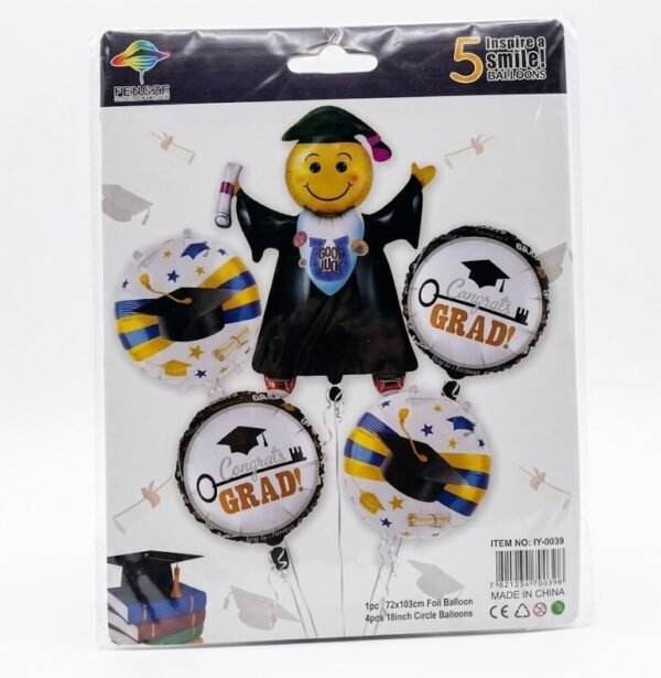 SET 5 GLOBOS EGRESADO COPA