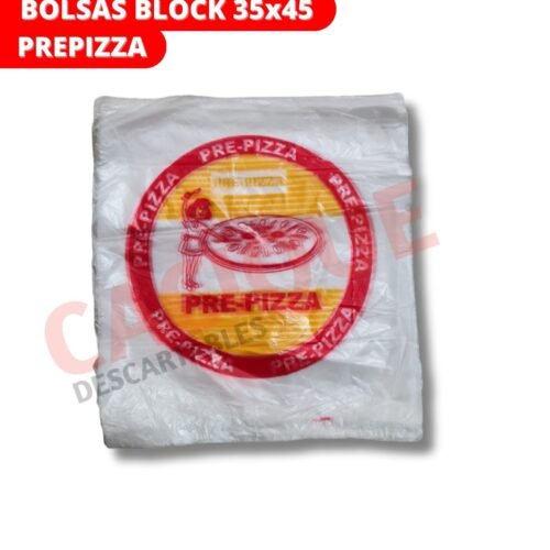 BOLSA BLOCK PRE-PIZZA X 100 U