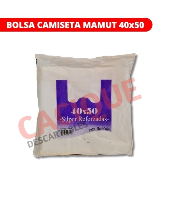 BOLSA CAMISETA 40X50 MAMUT