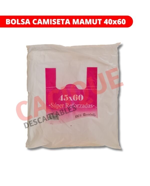 BOLSA CAMISETA 45X60 MAMUT
