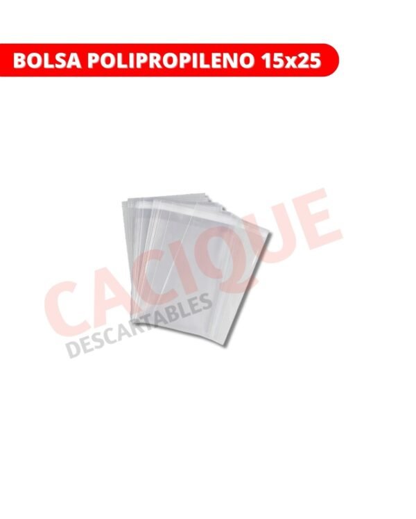 BOLSA POLIPROPILENO 15X25X100