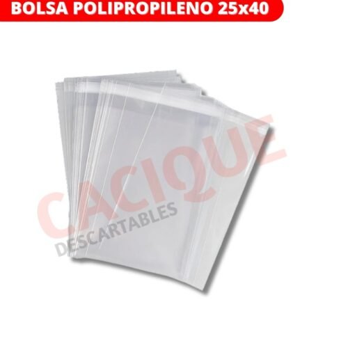 BOLSA POLIPROPILENO 25X40X100
