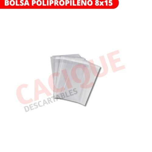 BOLSA POLIPROPILENO 8X15X100