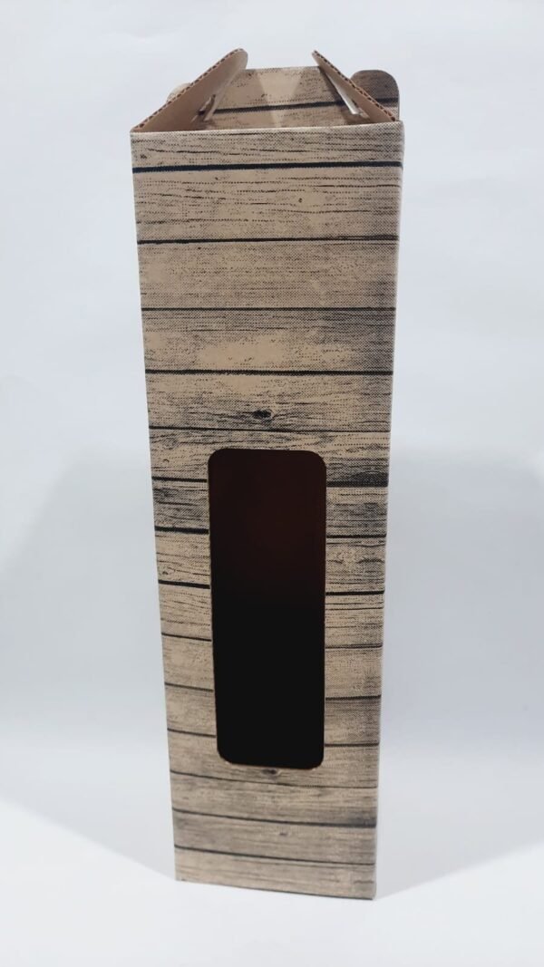 CAJA DIV C/V MICRO SIMIL MADERA P/ BOTELLA
