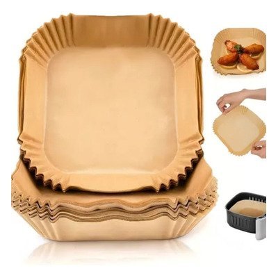 PAPEL PARA AIR FRYER CUADRADO 20X20X25UNID