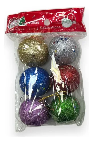 ESFERA GIBREADA EN BOLSA 4CM X6UNID