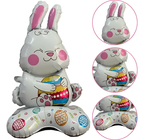 D_NQ_NP_933443-MLA88662647436_072025-O.webp GLOBO METALIZADO CONEJO DE PASCUAS X 1MTS