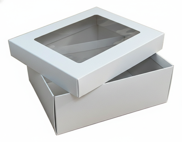 CAJA CB TAPA Y BASE CON VISOR 22X15X10