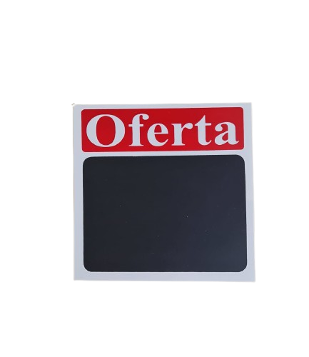 CARTEL PIZARRA OFERTA 12X12