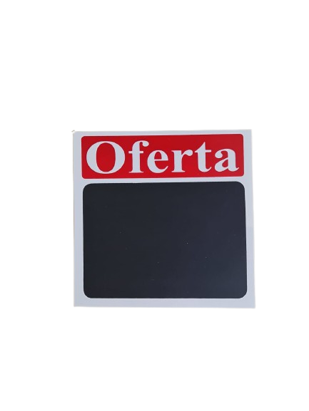 CARTEL PIZARRA OFERTA 12X12