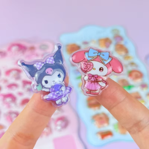 STICKER CAPIBARA-MELODI-STITCH 3D