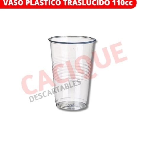 VASO PLASTIVAS 110 CC CRISTAL